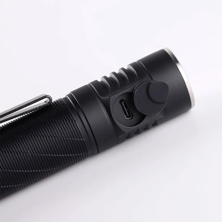 Black LED Portable Flashlight