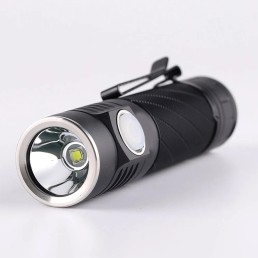 Black LED Portable Flashlight