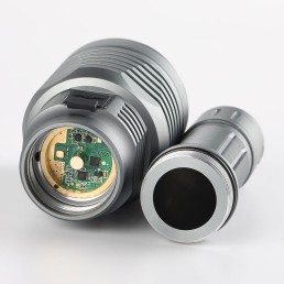 Aluminum Alloy Flashlight with USB Interface