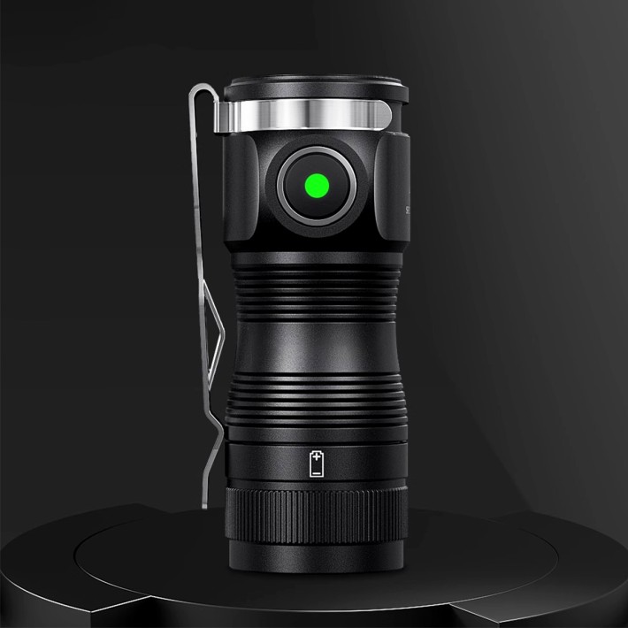 Mini Flashlight with Magnetic Attachment