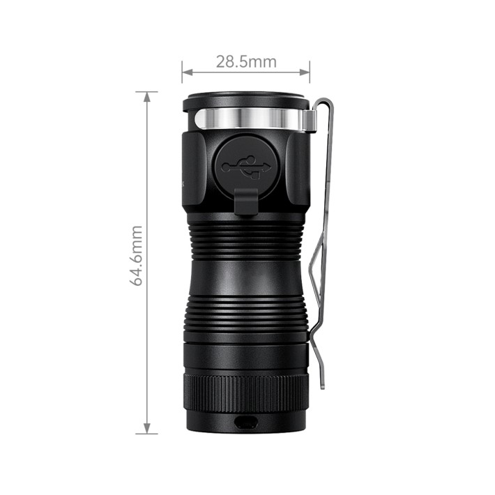 Mini Flashlight with Magnetic Attachment