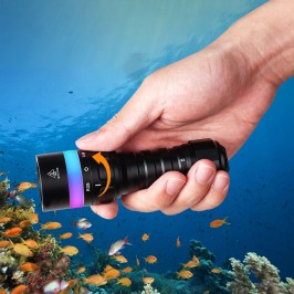 Waterproof Magnetic Switch Flashlight