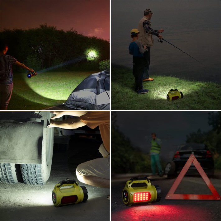 Rechargeable LED Lantern Headlamp Set