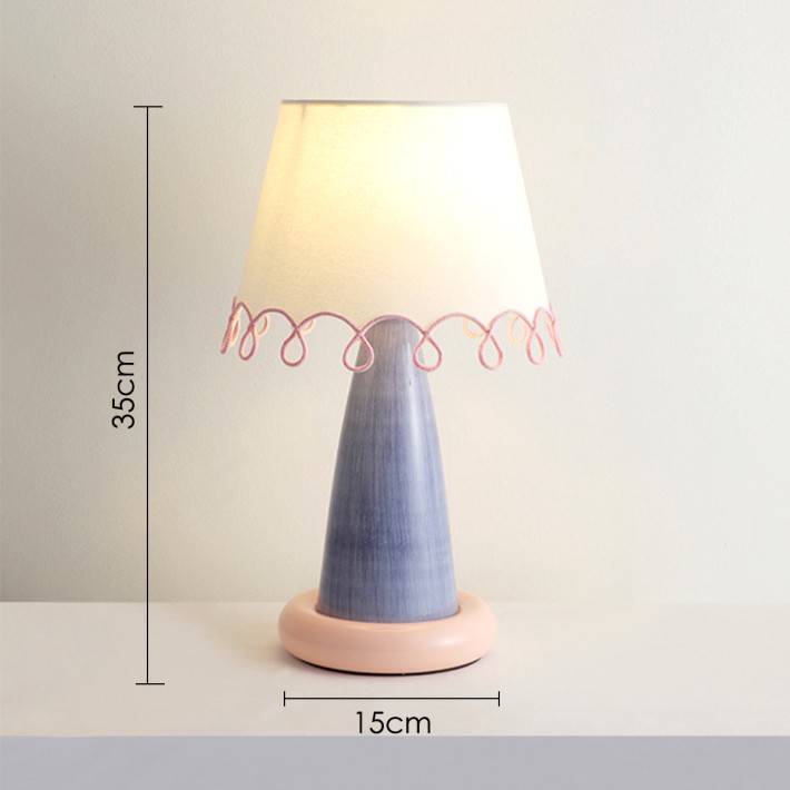 Cute Colorblock Table Lamp