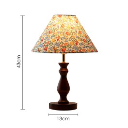 Romantic Floral Bedroom Table Lamp