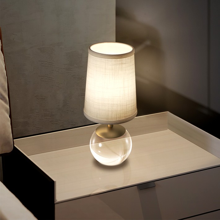 Minimalist Crystal Table Lamp