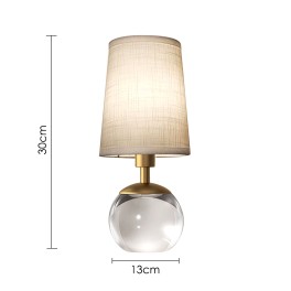 Minimalist Crystal Table Lamp