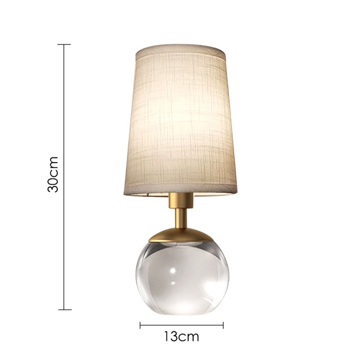Minimalist Crystal Table Lamp