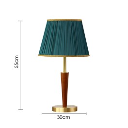 Vintage Walnut Table Lamp