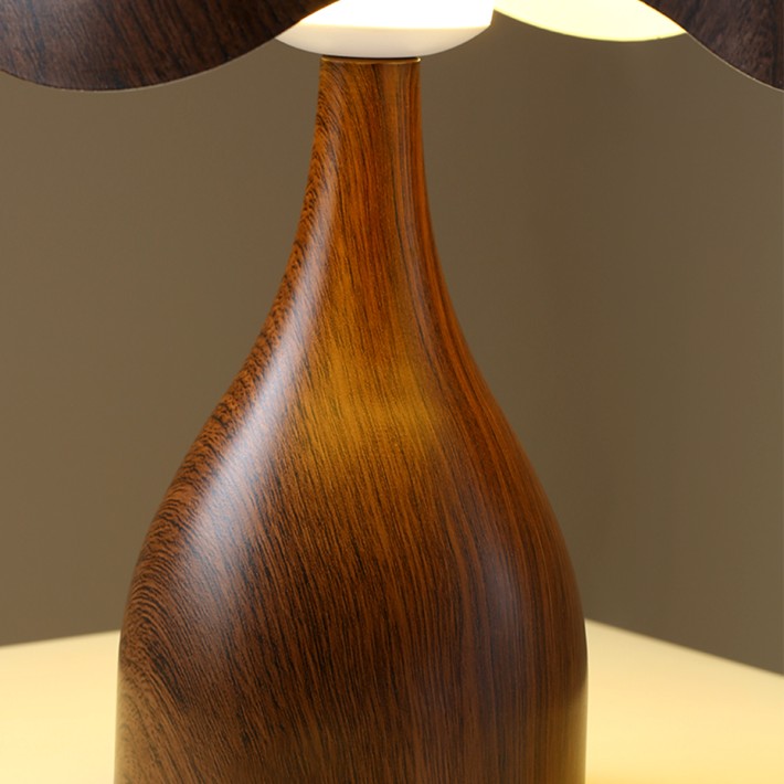 Mahogany Bedroom Table Lamp