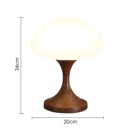 Creative White Jade Glass Table Lamp