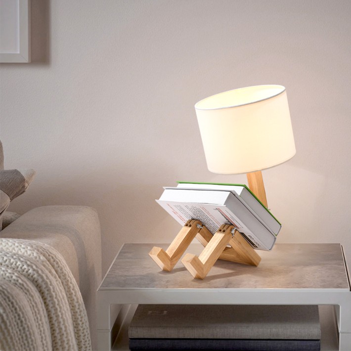 Adjustable Fabric Table Lamp