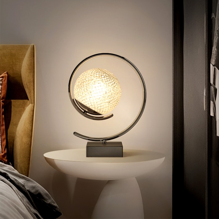 Premium Acrylic Sphere Table Lamp