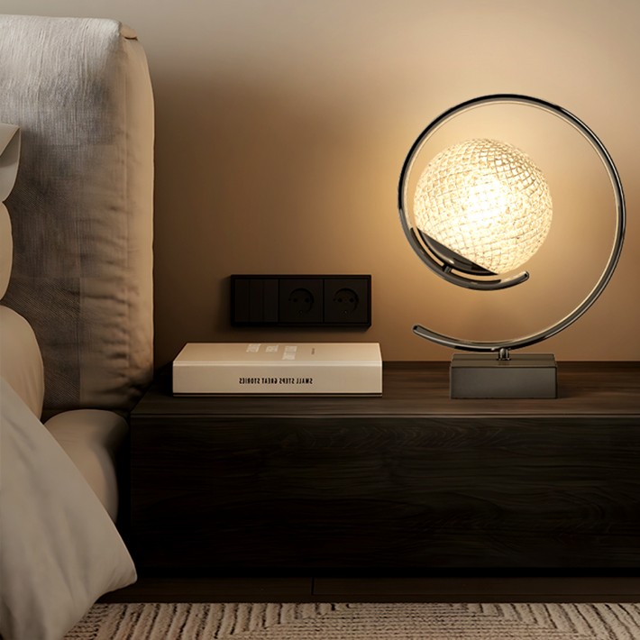 Premium Acrylic Sphere Table Lamp