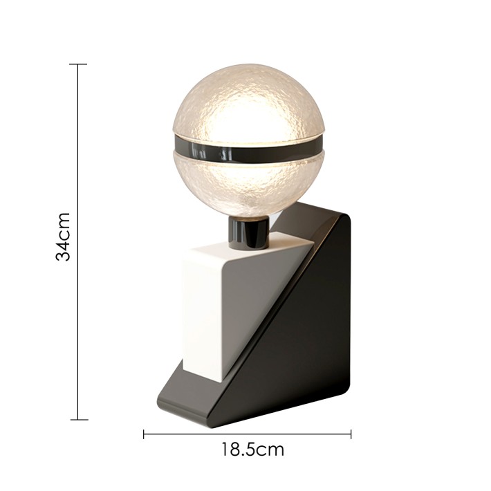 Light Luxury Glass Sphere Table Lamp