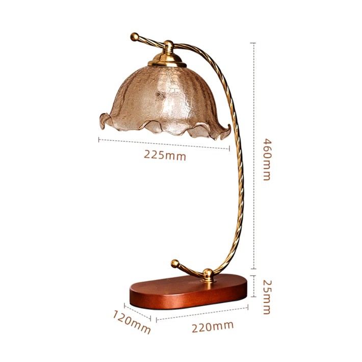Retro Lily of the Valley Table Lamp