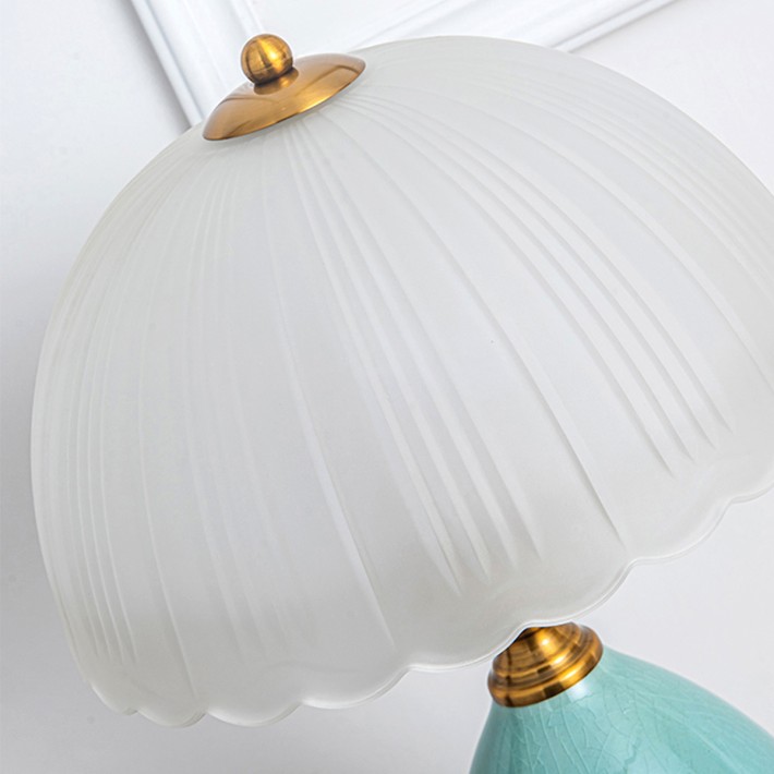 Ice Crackle Ceramic Table Lamp
