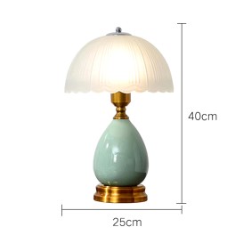 Ice Crackle Ceramic Table Lamp