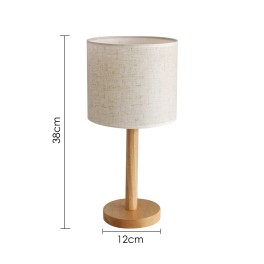 Adjustable Wooden Table Lamp