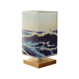 Bedroom Wave Patterned Table Lamp