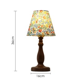 Vintage Floral Table Lamp