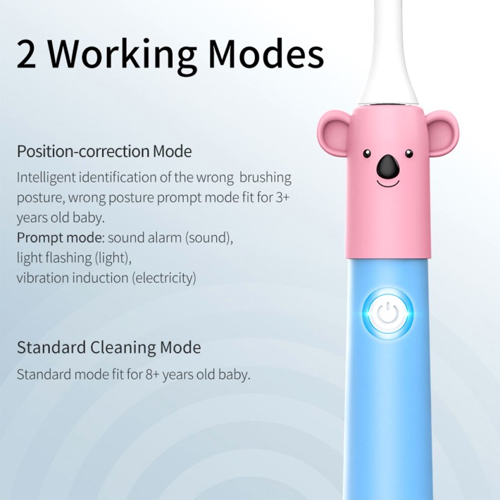 Ultrasonic Children's Toothbrush