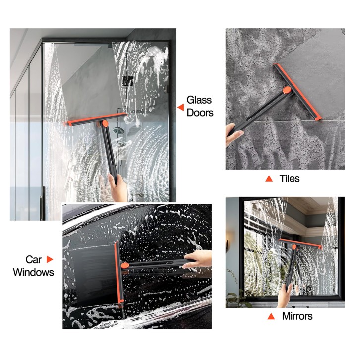 Two Piece Shower Squeegee Set