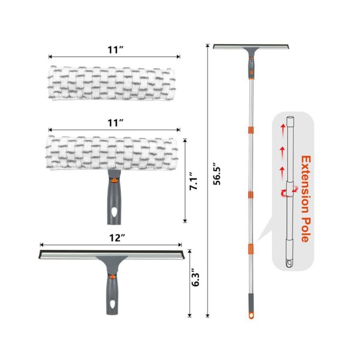 Window Cleaning Squeegee Set