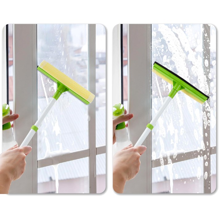 Dual Action Cleaning 2 in 1 Window Wiper