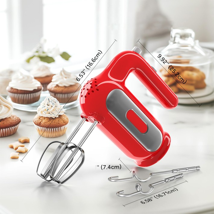 Red Electric Hand Mixer