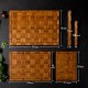 Three Piece Oversized Bamboo Cutting Board Set