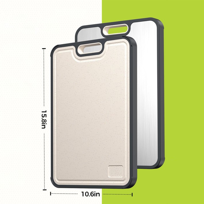 Kitchen Titanium 2 in 1 Cutting Board