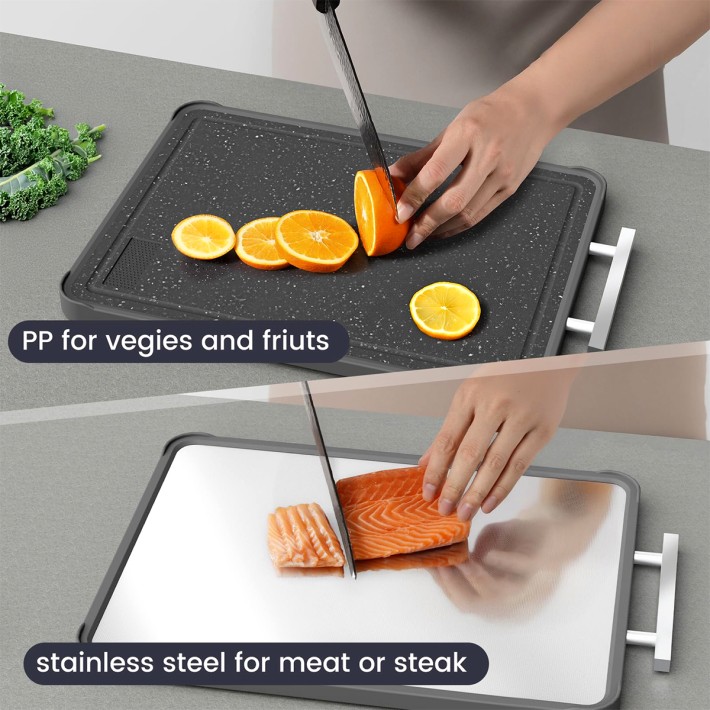 Efficient Multifunctional Double Sided Cutting Board for the Kitchen