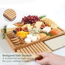 All in One Bamboo Cutting Board Set