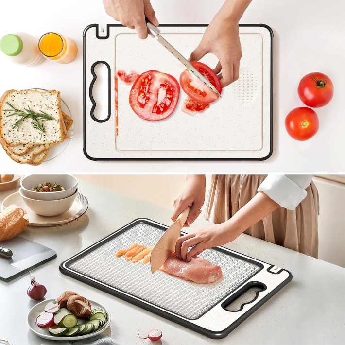 Lightweight Double Sided Cutting Board for the Kitchen