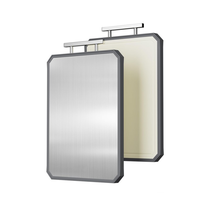 Scratch Resistant Grid Stainless Steel Cutting Board