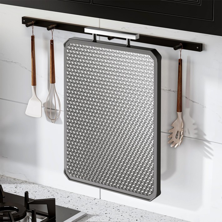 Scratch Resistant Grid Stainless Steel Cutting Board