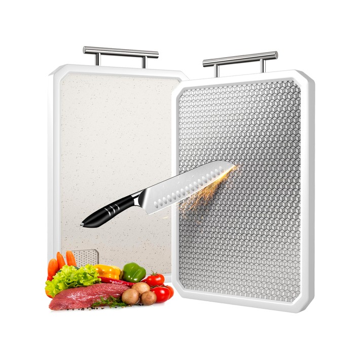 Portable 304 Stainless Steel Cutting Board