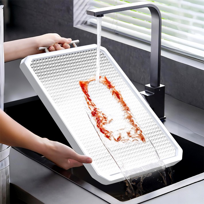 Portable 304 Stainless Steel Cutting Board