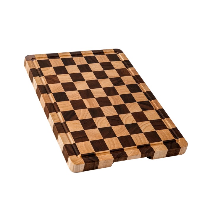 Wooden Checkered Cutting Board