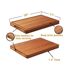 Thickened Bamboo Cutting Board for Kitchen